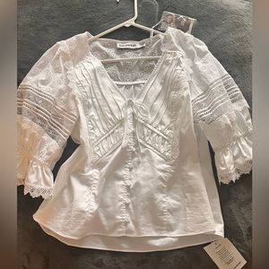Self Portrait blouse NWT